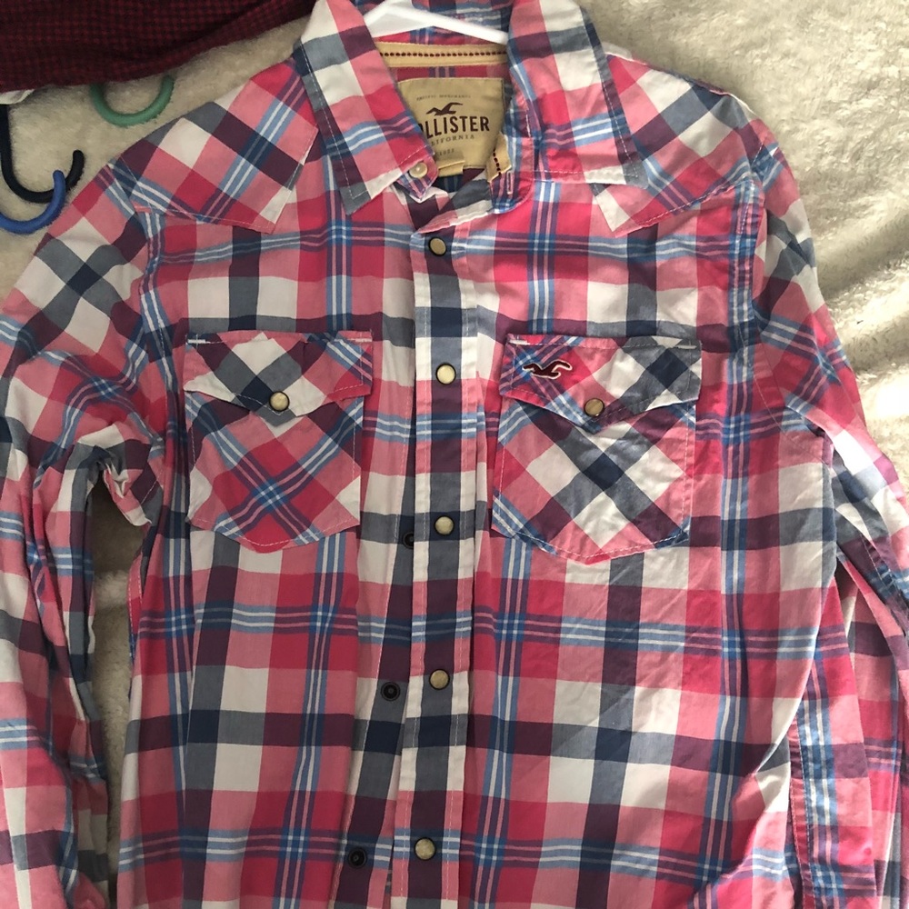 Men’s Hollister long sleeve button down